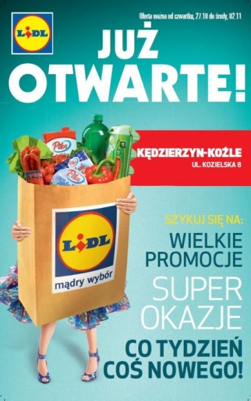 OTWARCIE NOWEGO SKLEPU LIDL W KĘDZIERZYNIE-KOŹLU