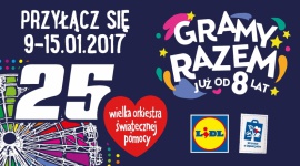 WIELKIE WSPÓLNE GRANIE PO RAZ ÓSMY – LIDL POLSKA WSPIERA 25. FINAŁ WOŚP!