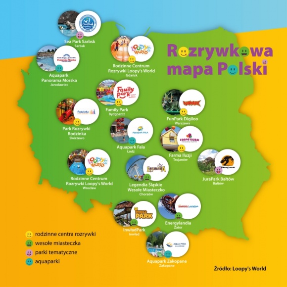 Moc wrażeń w polskich parkach rozrywki