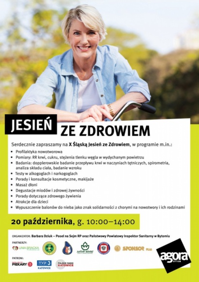 Skorzystaj z bezpłatnych badań i porad zdrowotnych w Agorze Bytom