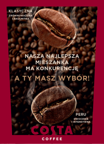Premiera nowej mieszanki COSTA COFFEE podczas Warszawskiego Festiwalu Kawy