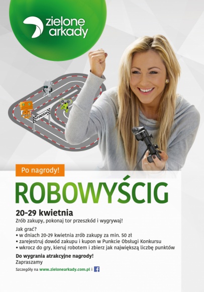 Robowyścig po nagrody w Zielonych Arkadach