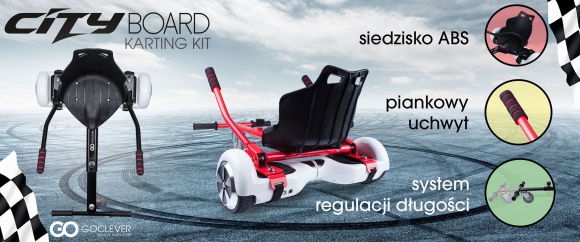 CITY BOARD Karting Kit – zmień deskorolkę w gokarta!