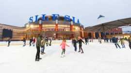 Aktywne ferie na lodowisku przed Silesia City Center