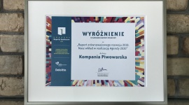 Raport CSR Kompanii Piwowarskiej wyróżniony w konkursie na raporty
