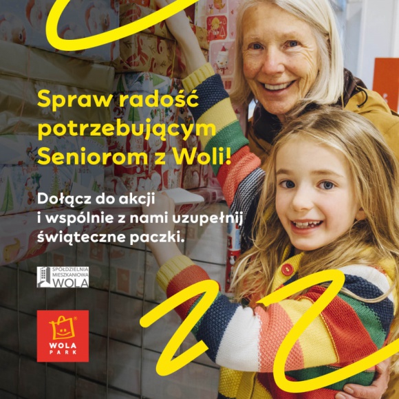 Paczki z prezentami dla seniorów z sąsiedztwa – świąteczna akcja Wola Parku Styl życia, LIFESTYLE - Ze względu na trwającą pandemię Wola Park szuka nietypowych rozwiązań, aby nadal być blisko swoich sąsiadów i lokalnej społeczności. Jednym z nich są świąteczne paczki z upominkami, które w grudniu trafią do 100 seniorów mieszkających w okolicy.